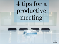 4 Tips for a Most Productive Meeting